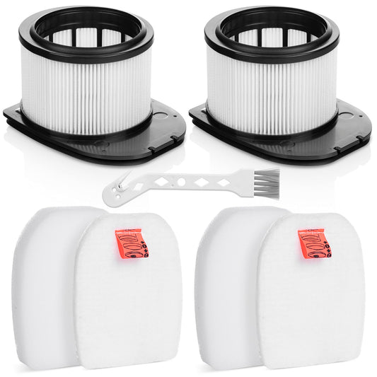 HOUSEMAX 2 HEPA Post Filters and 2 Foam & Felt Filters for Shark Stratos Anti Hair Wrap Cordless Stick Vacuum Cleaner IZ400 IZ420 IZ400UK IZ400UKT