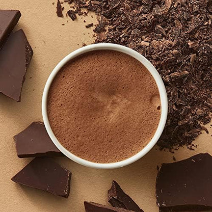 Hotel Chocolat Classic 70% Dark Hot Chocolate Sachets - Luxury Chocolate Flakes - Pack of 20 Single-Serve Sachets, 700g - Suitable for Vegetarians & Vegans - Serve Hot or Iced