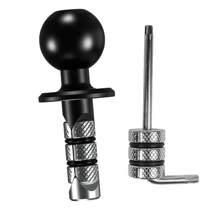 Namvo Metal Motorcycle Fo-Rk Stem Mount With 1" TPU Ball Suitable For Stem Holes With Diameters From 12mm To 25.4mm Compatible With RAM Mount B Size