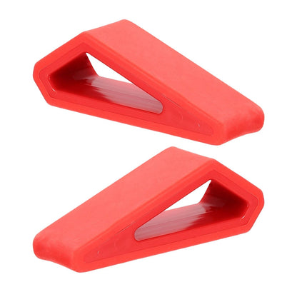 PATIKIL Laptop/Computer Keyboard Stand, 2-Pack Laptop Notebook Holder Portable Ventilated Anti-Slip for Desk Compact Cooling Notebook/Tablet, Red
