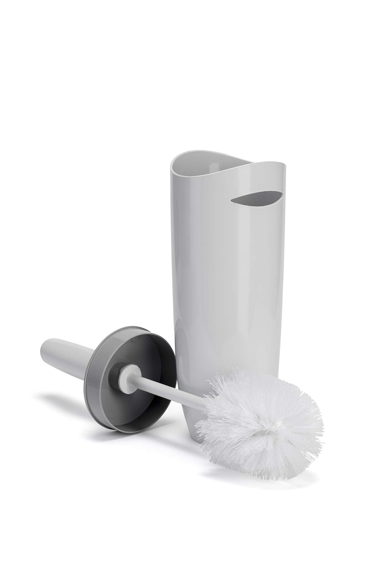 Croydex Toilet Brush, Plastic, White/Grey, 350 x 100 mm