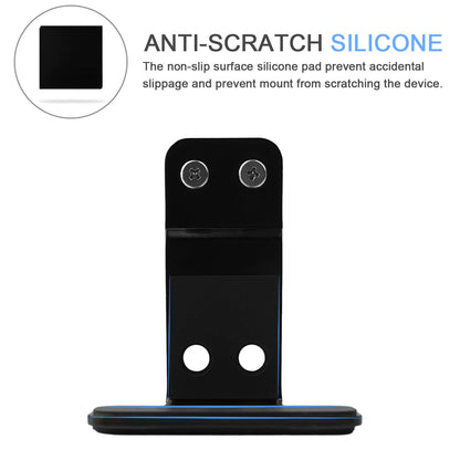 JEMACHE Under Desk Laptop Extra Mount, Metal Extra Holder Accessories for Triple or 4 Laptop Version (Black)