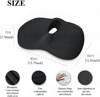 Donut Cushion,Orthopedic Memory Foam Car Seat Pad,Coccyx Cushion for Tailbone Pain,Pressure Relief Cushions for Office,Wheelchair,Desk,Reduce