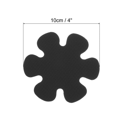 sourcing map 20pcs Non-Slip Bathtub Stickers, Anti Slip Shower Stickers Showers Treads Bright Flowers Appliques with Scraper for Bath Tub Shower