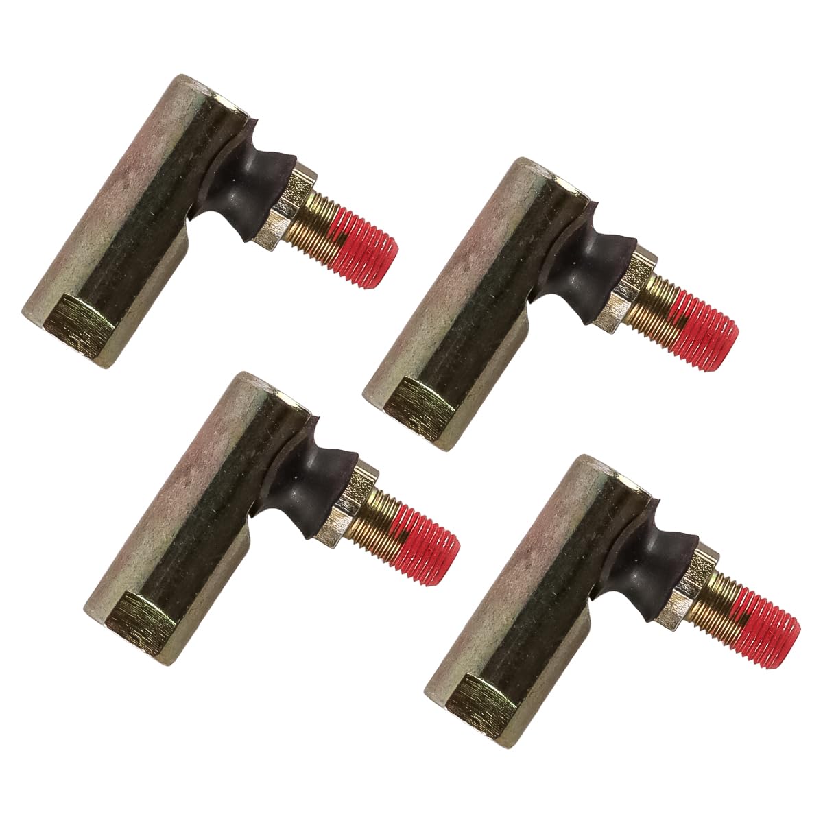 Namvo 2pcs Steering Linkage Ball Joint Ends Tractor Ball Joints Lawn Mower Parts Replacement Female Thread 7/16in-20 RH Male Thread 3/8in-24 RH