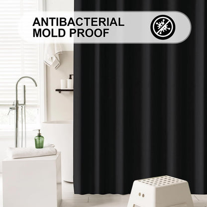 HUIBOHOU Shower Curtain, Mould Proof and Mildew Resistant Washable Bathroom Curtains, Shower Curtain for Bathroom, Bath Curtains with Hooks