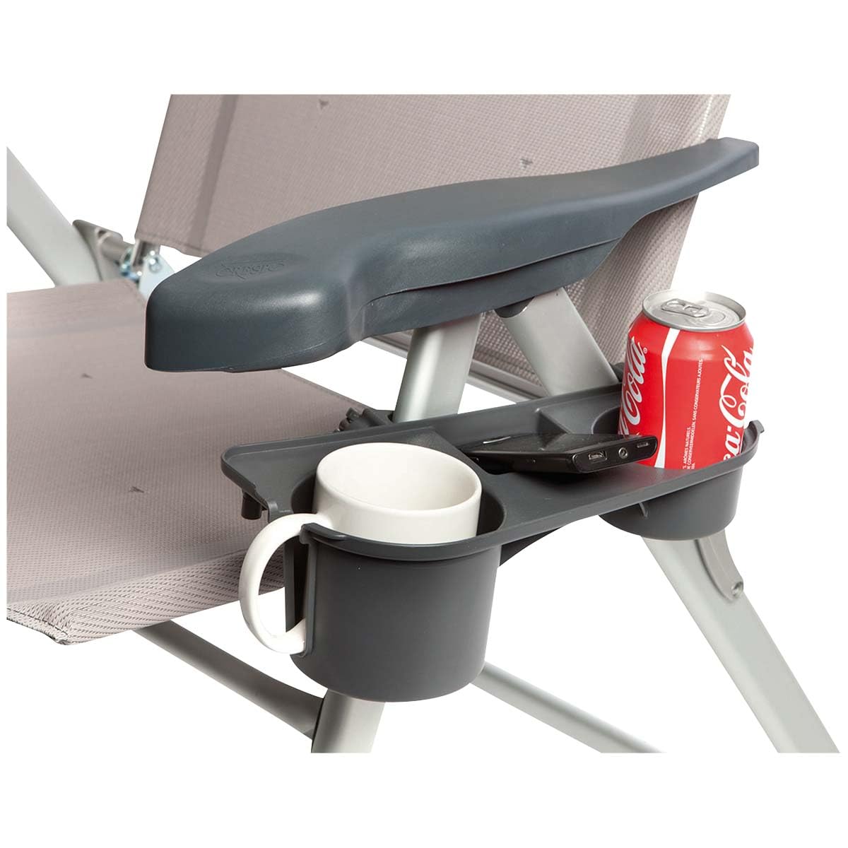 BO-CAMP Unisex Bc Universal Side Table Chair, Anthracite