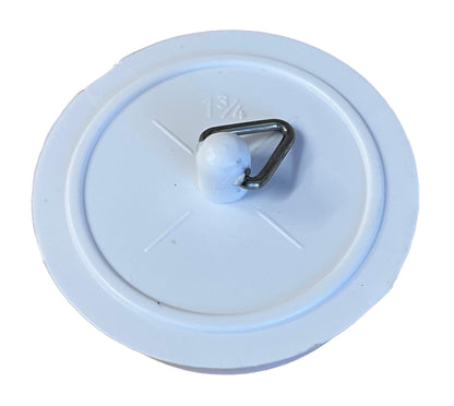 Replacement Basin/Sink Plug (Large 1 3/4" (45mm), White)