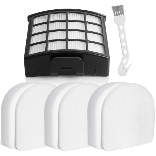 iVanzoll AZ3900UKT Replacement Filters for Shark DuoClean Detect Vacuum AZ3900UKT AZ3900UKTBK, 3 Felt & Foam Filters + 1 Hepa Filter