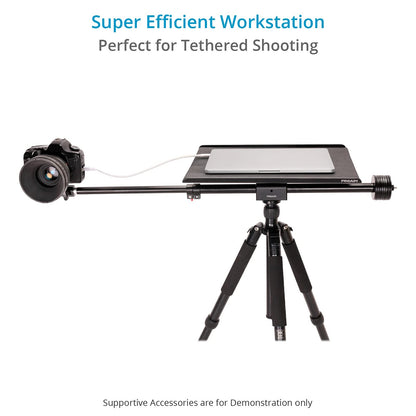 PROAIM Universal Laptop Workstation for Tethered Shooting. Size 16x13” Fits All Laptops, Quick C-Stand Adapter. Complete Safety