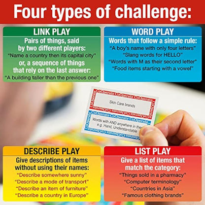 Drumond Park Co-operate, Board Games for Families and Teenagers, Fast Talking Board Game for Adults suitable From 12+ Years
