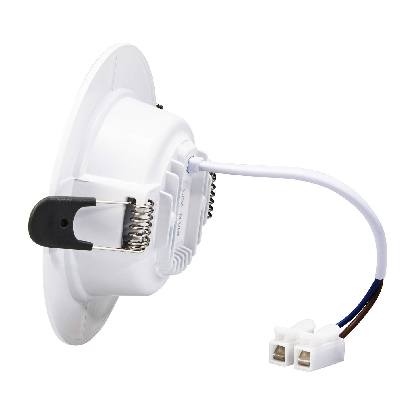 Tofisr LED recessed Ceiling Light, 7W Downlights 700LM Natural White Light 4500K, Round Aluminum Metal Spotlights 230V, Cut 75-95mm, for Living Room