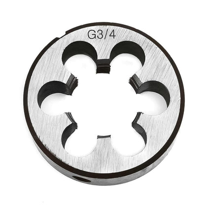 VOANZO G3/4 Thread Die Pipe Thread Die Threading Screw Die for Tap G3/4 Durable Threading Hand Tools Outer Diameter 55mm/2.17in Industrial Tool for