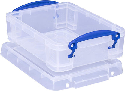 Really Useful Plastic Storage Box 1.75 Litre Clear