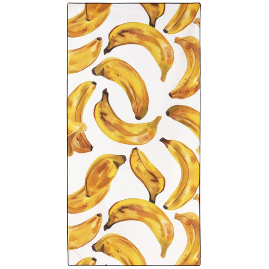 YISUMEI Banana Beach Towels for Adults Extra Large 180 x 90 cm, Fruit Pattern Print Microfibre Quick Dry Towel for Travel Swimming Camping Sports