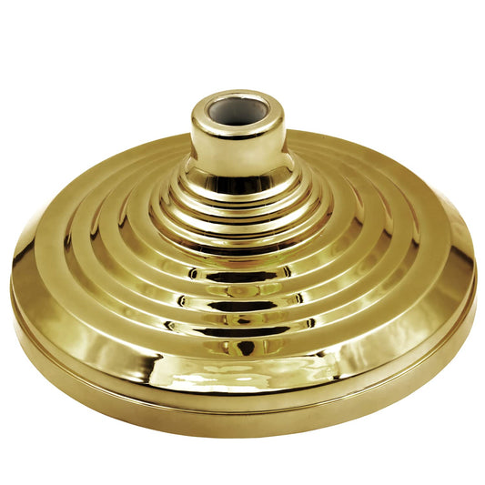 ANLEY Floor Stand Base For Indoor Flagpoles, Compatible with 1 Inch (2.54cm) Diameter Flag Pole - Gold