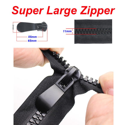 YaHoGa 96 cm #15 Large Zip Plastic 2 Way Separable 11 mm
