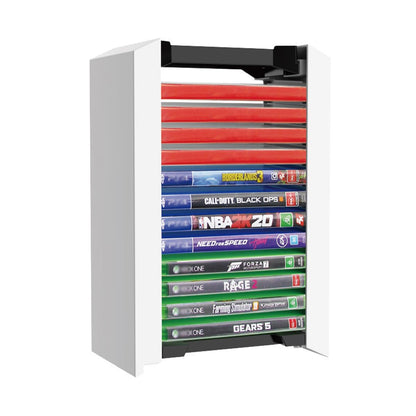 CENPEK P5 Game Disc Box Disc Rack, Game Box Storage Rack, 12 Game Disc Holders Storage Rack for PS 5