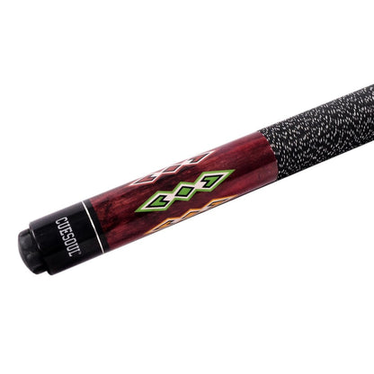 CUESOUL 58 Inch Hardwood Canadian Pool Cue 19-21oz Billiard Cue Stick with Irish Wrap (CSPC015)