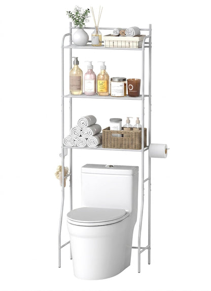 Suuiwau Over Toilet Storage Rack, 3 Tier, 57.5×19.5×163.5 cm
