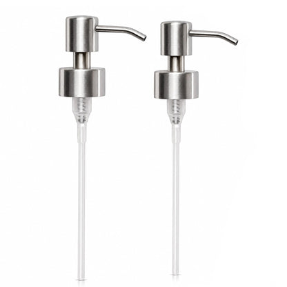 Soap Dispenser Pump Head Replacement 28mm Stainless Steel Brushed