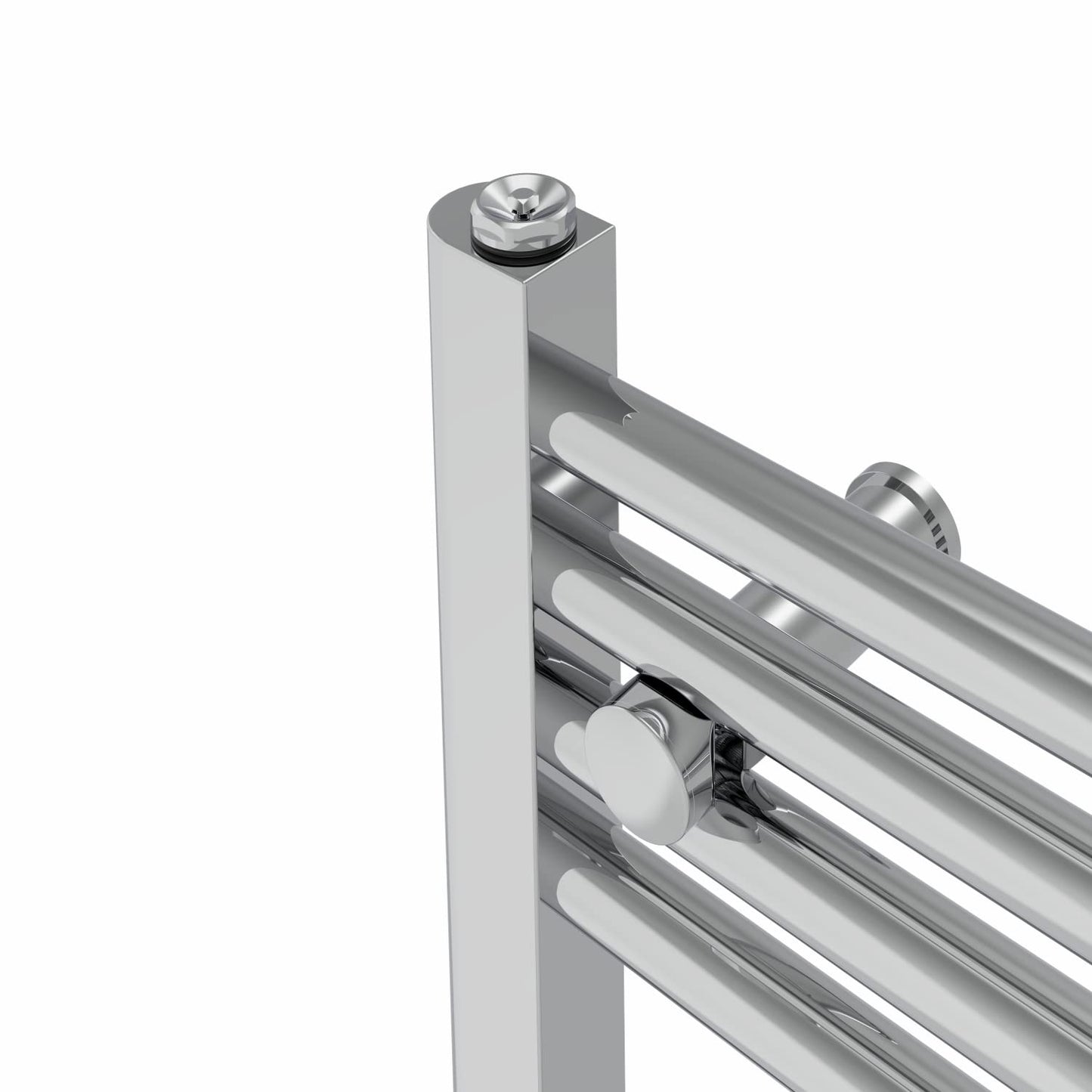 Warmehaus Straight Bathroom Heated Towel Rail Warmer 1600x300mm Chrome