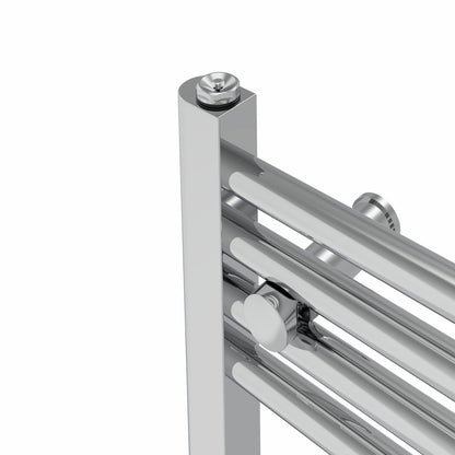 Warmehaus Straight Bathroom Heated Towel Rail Warmer 1600x300mm Chrome