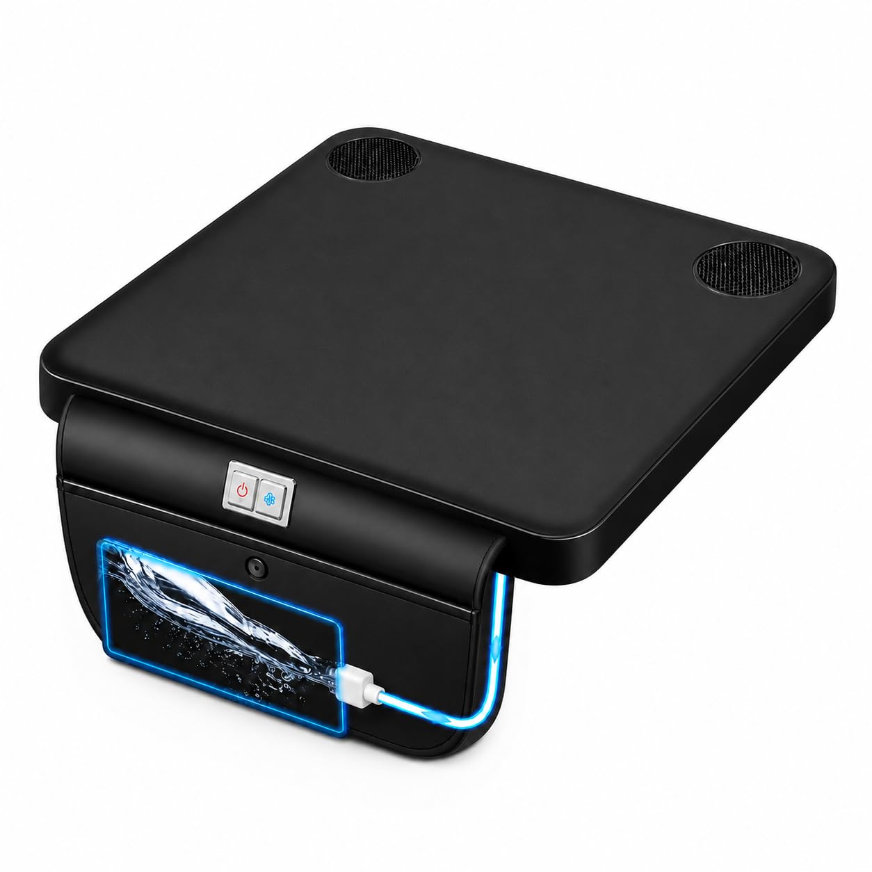 GOBRILLFUN Water-Cooled Seat Cushion Down to 27°C with Fan, USB/12V/24V