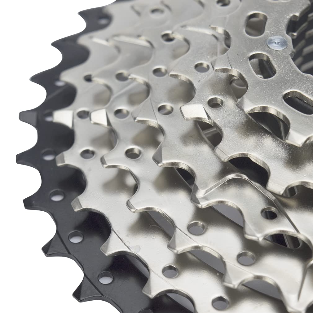 CYSKY 11 Speed Cassette 11-42T Cassette Fit for Mountain Bike, Road Bicycle, MTB, BMX (Light Weight) (11-42T)