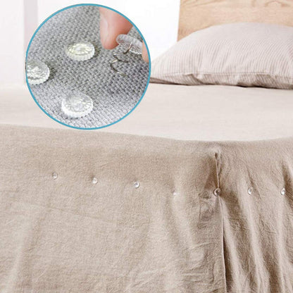 Twist pins 50 Pieces Clear Heads Twist Pins Plastic Head Upholstery Pin for Slipcovers and Bedskirts