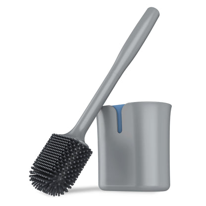 MR.SIGA Toilet Brush and Holder Wall Mounted, grey, 1 Pack