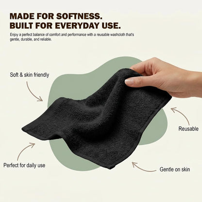 Utopia Towels Cotton Washcloths Set - Pack of 24-100% Ring Spun Cotton, Premium Quality Flannel Face Cloths