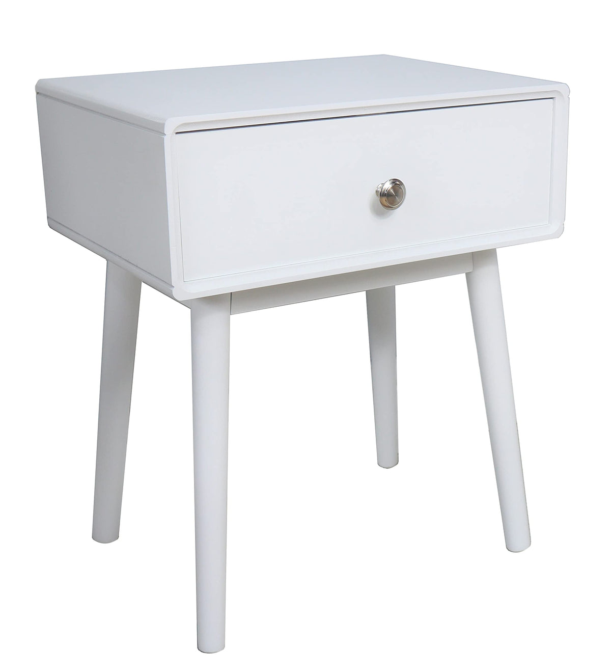 ASPECT Niva Bedside Table With One Drawer (White)