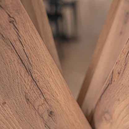 Mobili Fiver, Coat stand, Emma Rustic Oak, Made In Italy