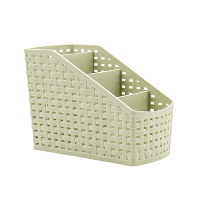 Fai Top 4 Grid Plastic Storage Basket Green