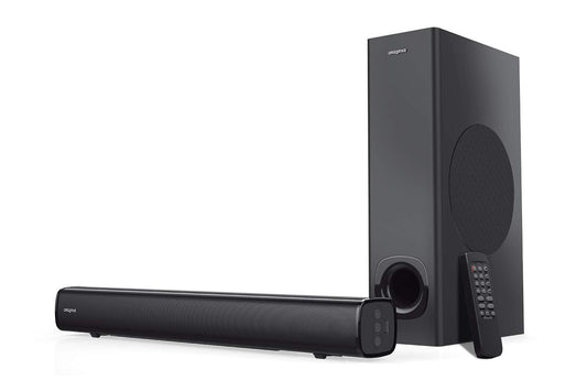 CREATIVE Stage 2.1 Channel Under-monitor Soundbar with Subwoofer for TV, Computers, and Ultrawide Monitors, Bluetooth/Optical Input/TV ARC/AUX-in,