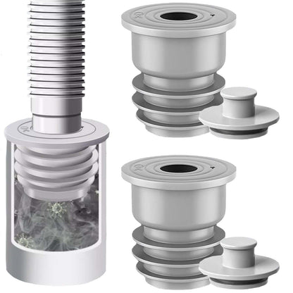 SVOCK 2PCS 35-40mm Silicone Washing Machine Waste Pipe Connector, Drain Pipe Seal Ring, Waste Pipe Seal