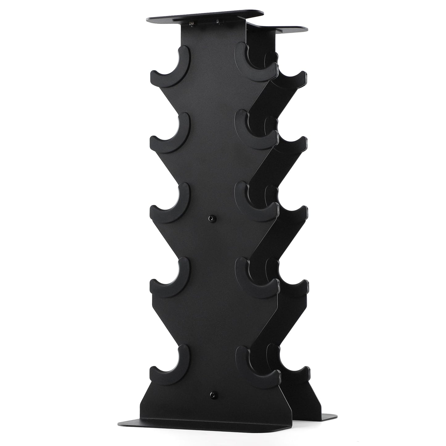 PhysKcal Small Dumbbells Rack, 5-Tier Neoprene Dumbbells Storage Stand, Vertical Dumbbell Tree Stand Weights Holder for Home Gym Exercise Fitness