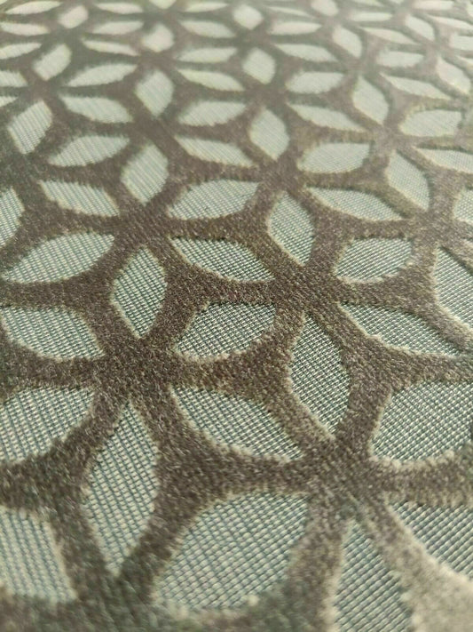 Panaz Merletto Slate Upholstery Fabric 1.4 Metres