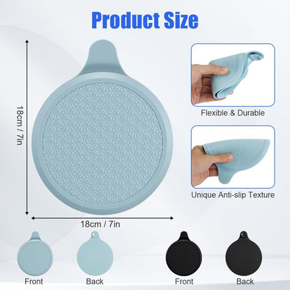 vsshe Silicone Bathtub Stopper 2 Pack, 6 inch Extra Large Sink Plug, 15cm Universal Shower Drain Tub Stopper