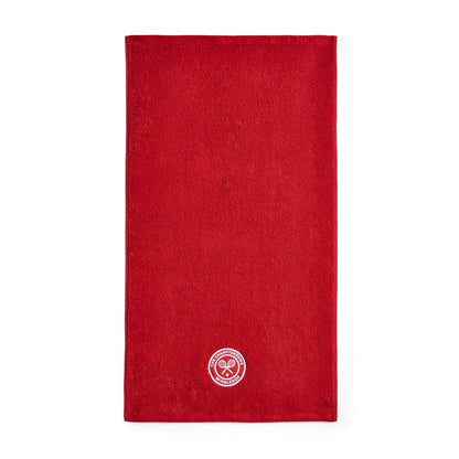 Wimbledon Guest Towels | Pack Of 2 | 40cm x 70cm | Soft Cotton | Official Tennis Championships Merchandise | 2026 Seasonal Colours | Strawberry Red