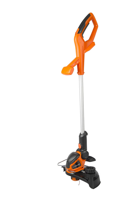 Yard Force 40 V 30 cm Cordless Grass Trimmer with Adjustable Head, Plant Guard and Wheel Support LT G30W - Battery and Charger not included ,