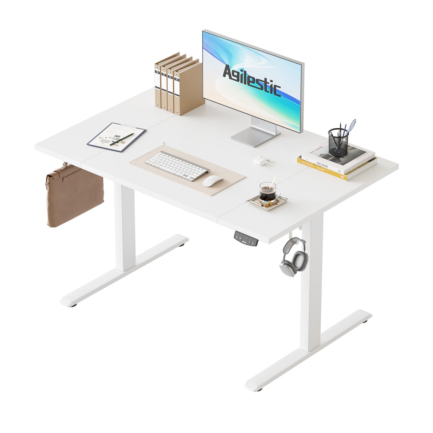 Agilestic Height Adjustable Electric Desk, 2 Memory Height, 120x80cm