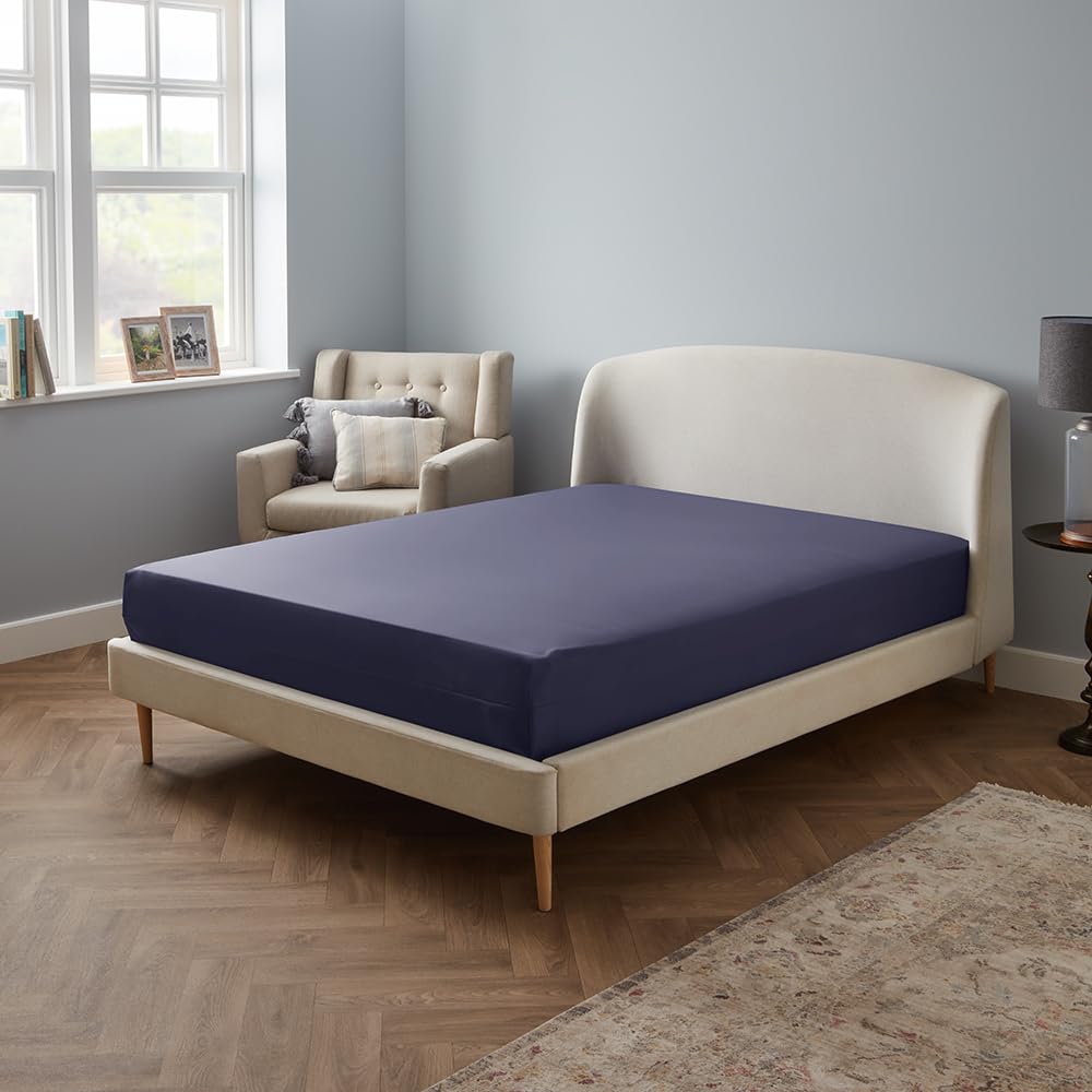 Direct Manufacturing Memory Foam Mattress Cover- Double 4ft6”x6ft 3” (8”), Protection against Liquids, Dust Mites and Wear, NHS Specific, Made in UK