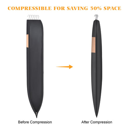 Syeeiex Space Saving Garment Bags with Self Comression Zipper, 2 Pack