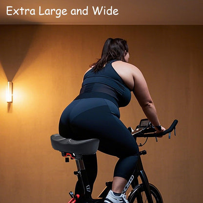 Plus Size Wide E-Bike/Electric Bike Seat Comfort Ride, Tall Asientos para Bicicletas, Ideal as Bicycle Seats for Men or Women with Extra Comfort