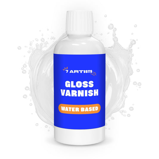 Acrylic Varnish Gloss 250 ml ? Varnish for Acrylic Painting & Craft | Fast Drying Transparent Sealer for Acryl Painting | Water Based Clear Lacquer