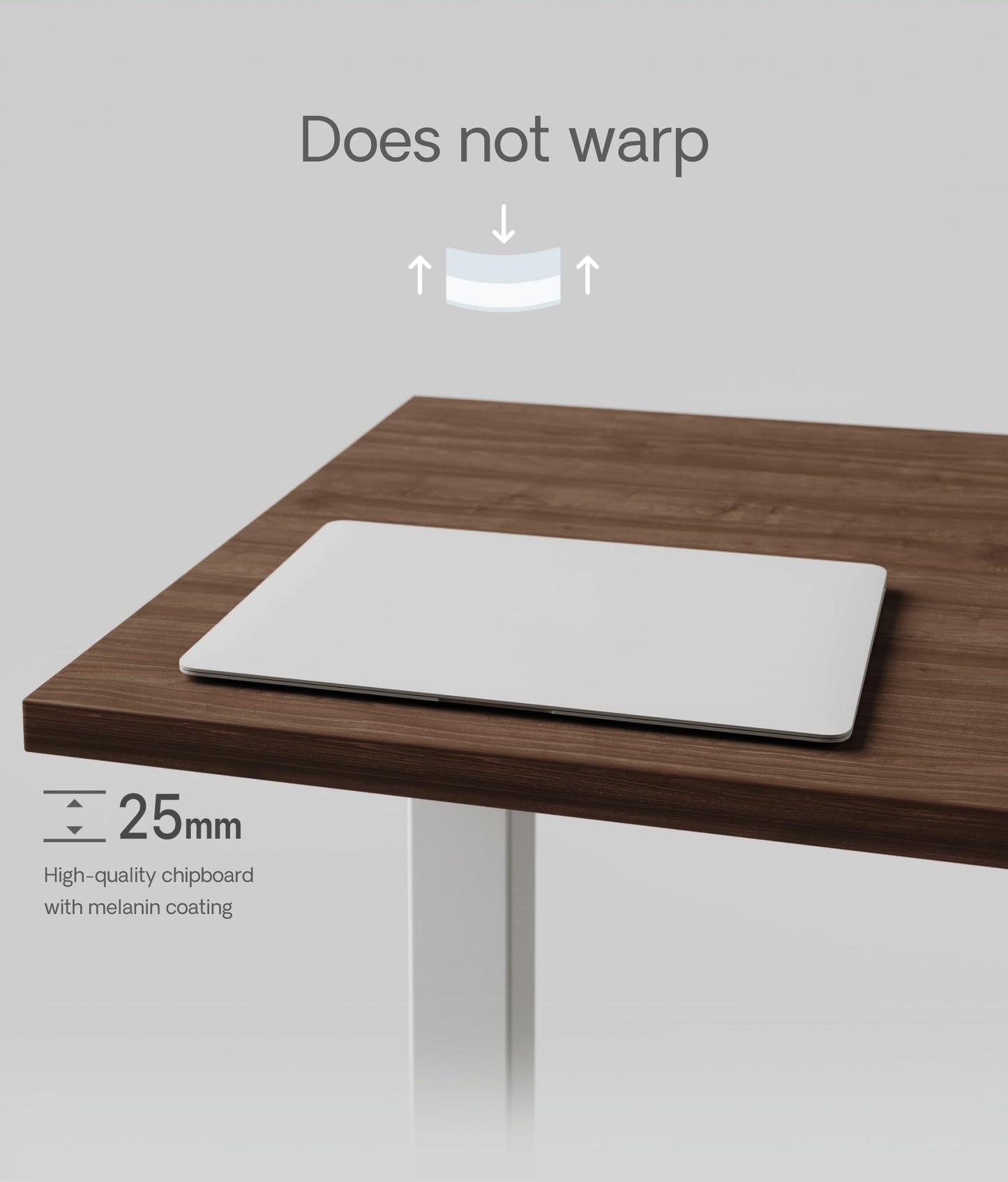 Desktronic Table Top 138 x 67 cm Desk Top - Perfect for Height-Adjustable Desks, Dining Tables and More - Made in Europe