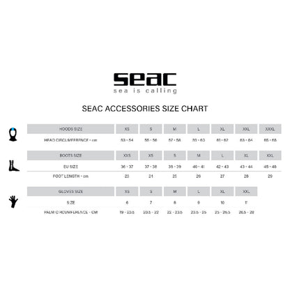 SEAC Basic HD, 5 mm neoprene diving boots with side zip and semi-rigid sole