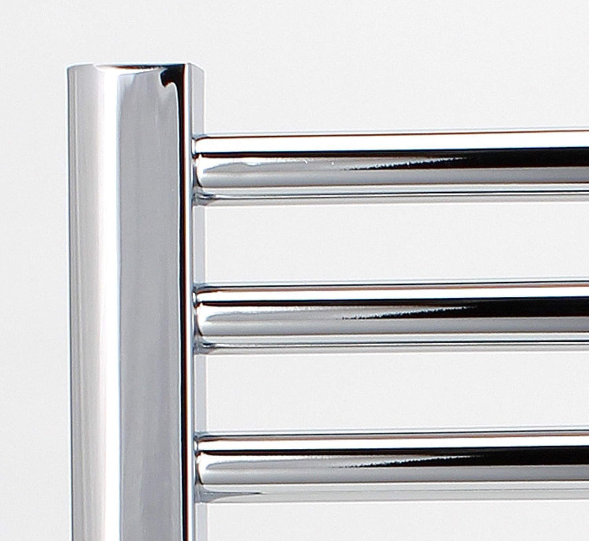 Greened House Electric WiFi Heated Towel Rail Smart Flat 7 Day Programmable Timer App Compatibility (EU) (Chrome, 400mm W x 800mm H)
